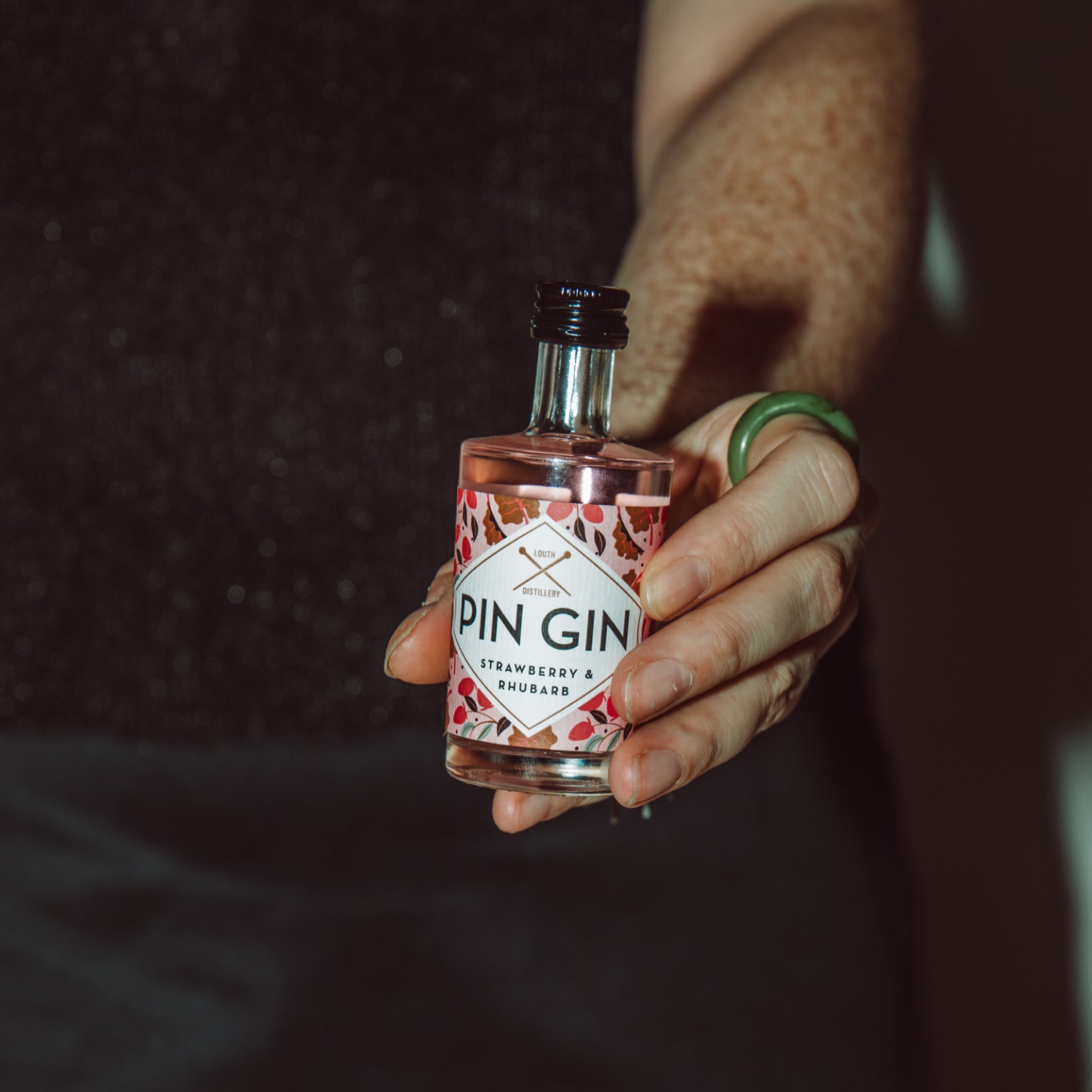 Pin Gin Strawberry & Rhubarb 5cl image 0