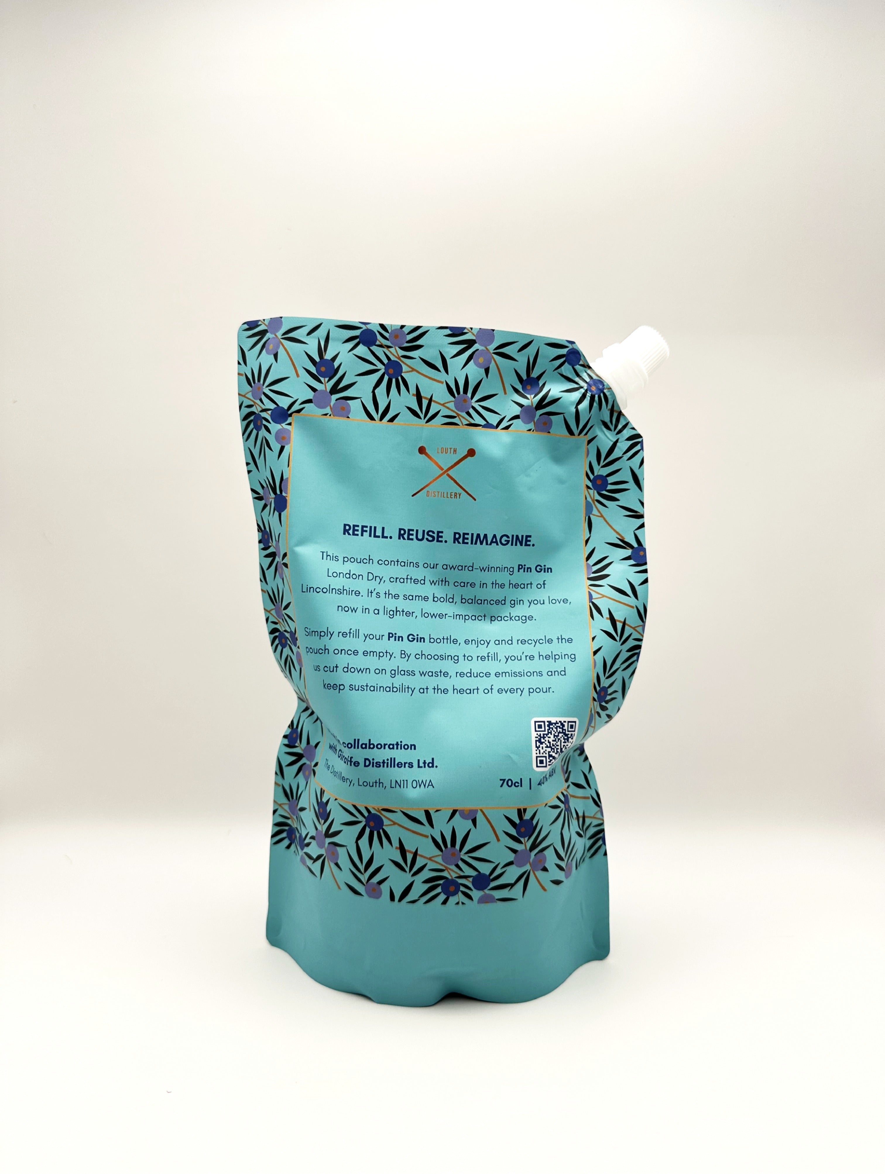 Pin Gin - London Dry 70cl Refill Pouch image 1