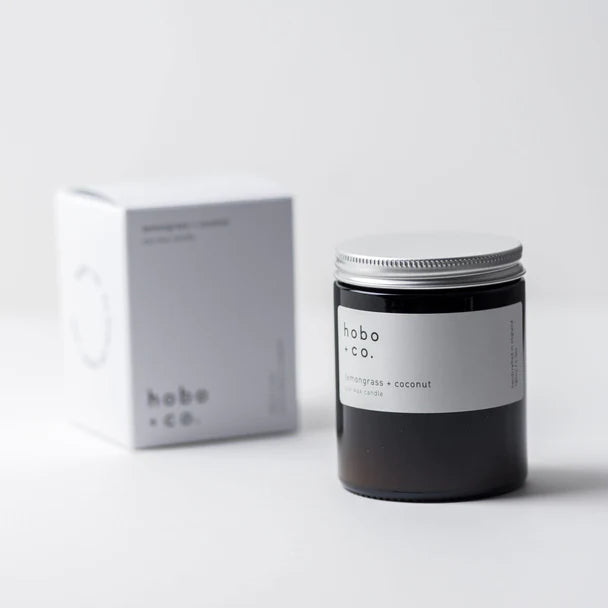 hobo + co - Lemongrass & Coconut Medium Soy Candle image 0
